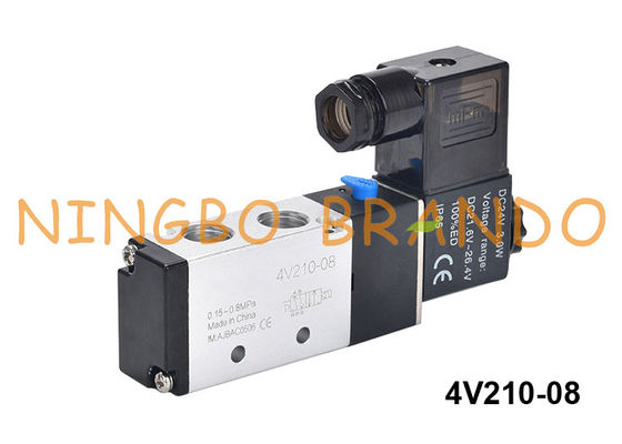 het Type van 4V210-08 Airtac Pneumatische Solenoïdeklep 4V210-08-DC24V DC24V