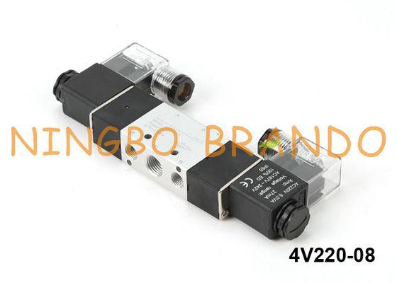 het Type van 4V220-08 Airtac Pneumatische Solenoïdeklep 4V220-08-DC24V DC24V
