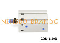 SMC-het Vrije Type CDU16-20D zet Pneumatische Cilinders Dubbelwerkende Enige Staaf op