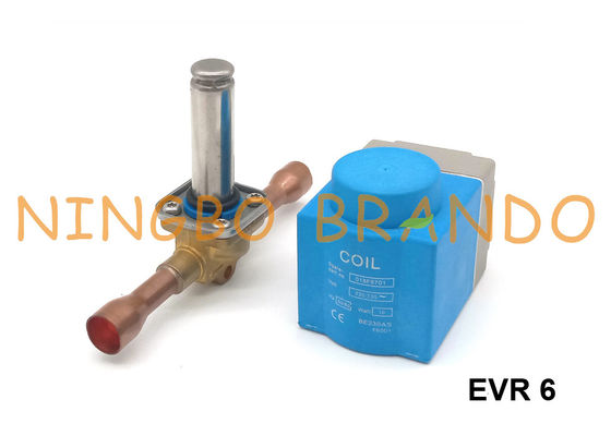 Van de de Solenoïdeklep van de koelmiddelen het Vloeibare Lijn Type EVR 6 NC 1/2 van Danfoss“