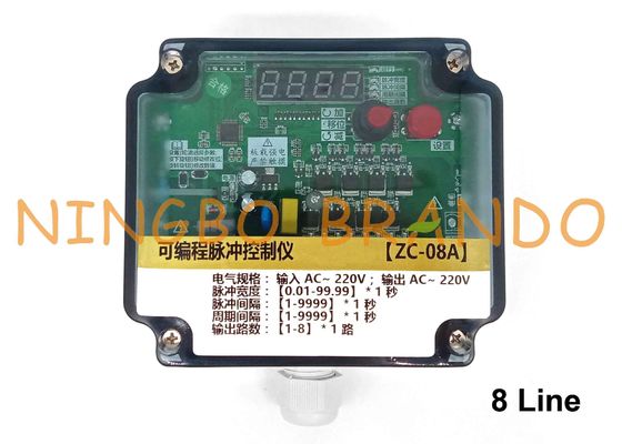 8 de Filterimpuls Jet Valve Sequential Timer Controller van de lijnzak