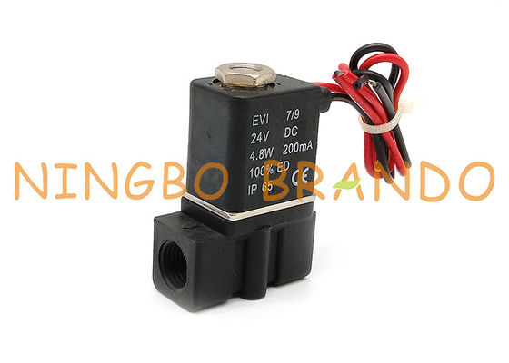 2P025-08 1/4“ Klep van de Duim de Rechtstreekse Plastic Pneumatische Solenoïde