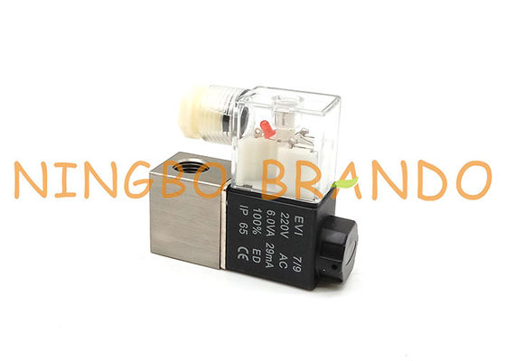 Reeks 1/4 van 2V025-08 2V“ Klep van de Duim de Rechtstreekse Pneumatische Solenoïde