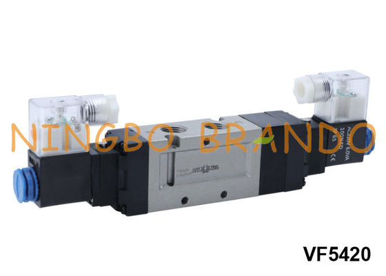 VF5420 SMC-Type 5/3 de Solenoïdeklep 24V 220V van de Manier Pneumatische Controle