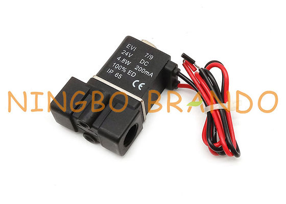 2P025-08 1/4“ van de de Controle de Plastic Pneumatische Solenoïde van de Duimlucht Klep