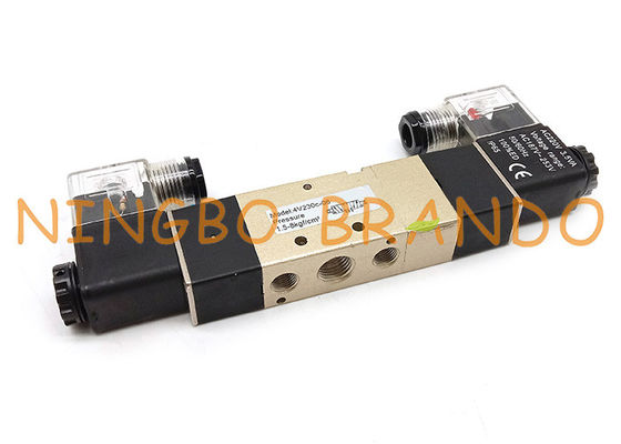 4V230C-08 1/4“ Dubbele Rol 5/3 de Manier Gesloten Klep van de Centrum Pneumatische Solenoïde