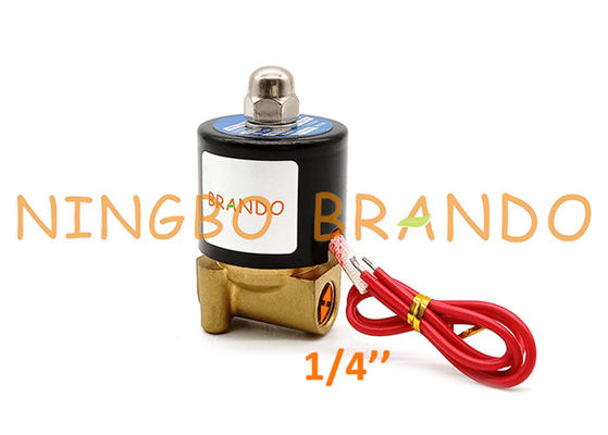 Ud-08 2W025-08 de Solenoïdeklep van het 1/4 Duim normaal Gesloten Messing