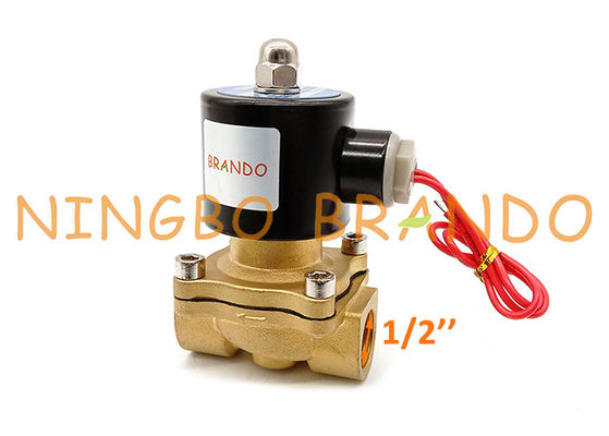 Uw-15 2W160-15 Klep van de het Messingssolenoïde van het 1/2 Duimnc de Semi Diafragma