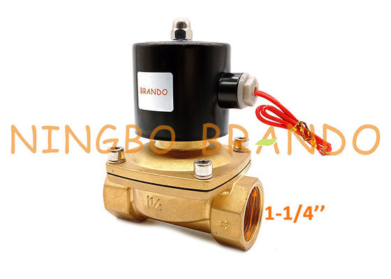 Van het Duimmessing van uw-35 2W350-35 1-1/4 van het de Datatransportbesturingmessing de Solenoïdeklep