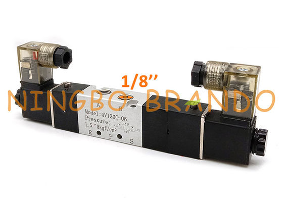 4V130C-06 5 Manier 3 de Positie Gesloten Klep van de Centrum Pneumatische Solenoïde