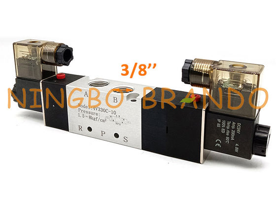 4v330c-10 3/8“ 5/3 Manier Gesloten Controleklep van de Centrum Pneumatische Lucht