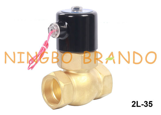 2L-35 de Klep van 1 1/4“ het Warme watersolenoïde van de Messingsstoom 12V 24V 110V 220V