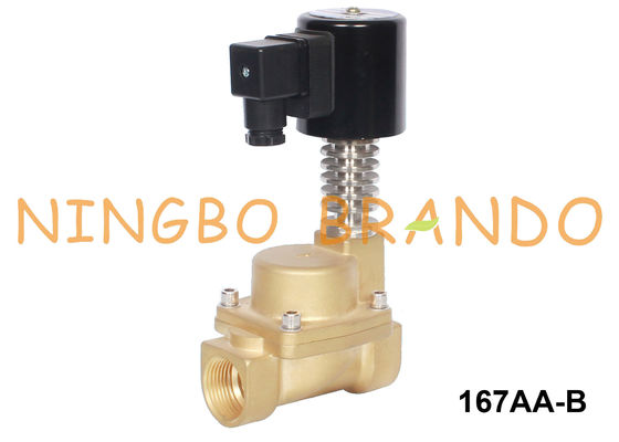 3/8“ 1/2“ 3/4“ 1“ de Solenoïdeklep 12V 24V 110V 220V van het Warm watermessing