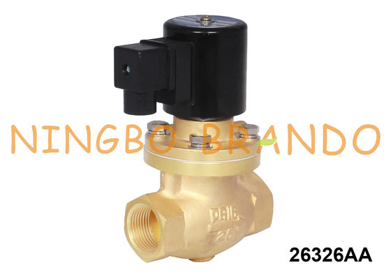 Stoom en Warm water de Klep van de Messingssolenoïde 1 1/4“ 1 1/2“ 2“ 24V 220V
