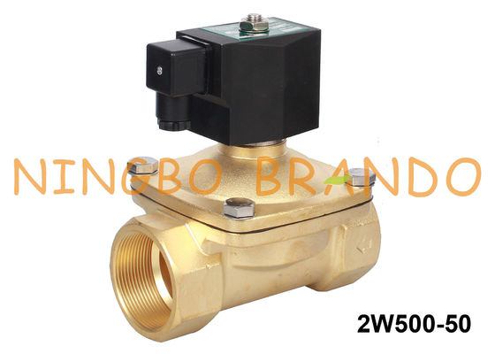 2 Klep van de het Watersolenoïde van het duimmessing 2 Manier sloot normaal 24V 220V