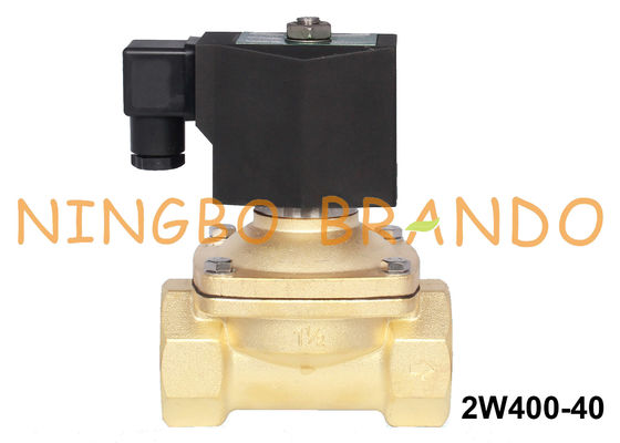 1.5“ de Solenoïdeklep 2 van het Watermessing Manier sloot normaal 24V 220V