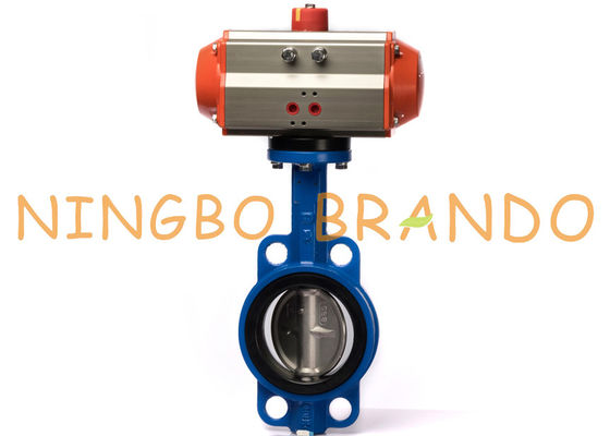Zacht Verbindings Pneumatisch Actuator Gietijzer 4 van de WafeltjeVleugelklep“ DN100