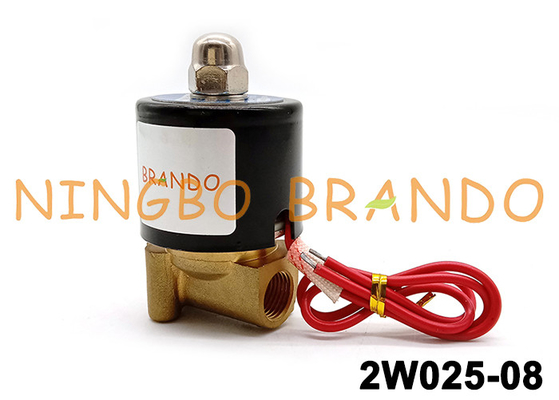 Ud-08 2W025-08 1/4 Duimdraad 2/2 de Solenoïdeklep van het Maniernc Messing