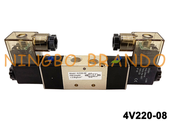 Pneumatische de Solenoïdeklep Type 1/4 van 4V220-08 Airtac“ DC24V DC24V