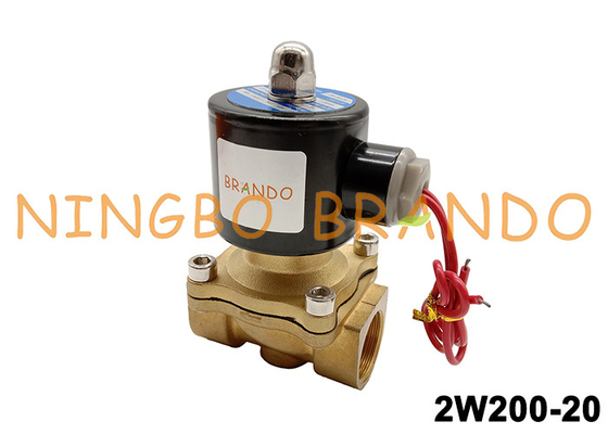 Klep AC110V van 2W200-20 3/4 de Klep de Directe Messing van de“ 2 Maniernc Solenoïde
