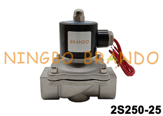 2S250-25 2/2 de Solenoïdeklep 1 van het Maniernc Roestvrije staal“ Draad
