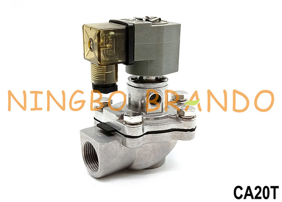 CA20T Rechte hoek 3/4 ″ de Impuls Jet Diaphragm Valve 24VDC 220VAC van de Stofcollector