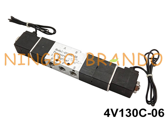 1/8 de“ Elektrische Richtingklep van de Controle Pneumatische Solenoïde 4V130C-06