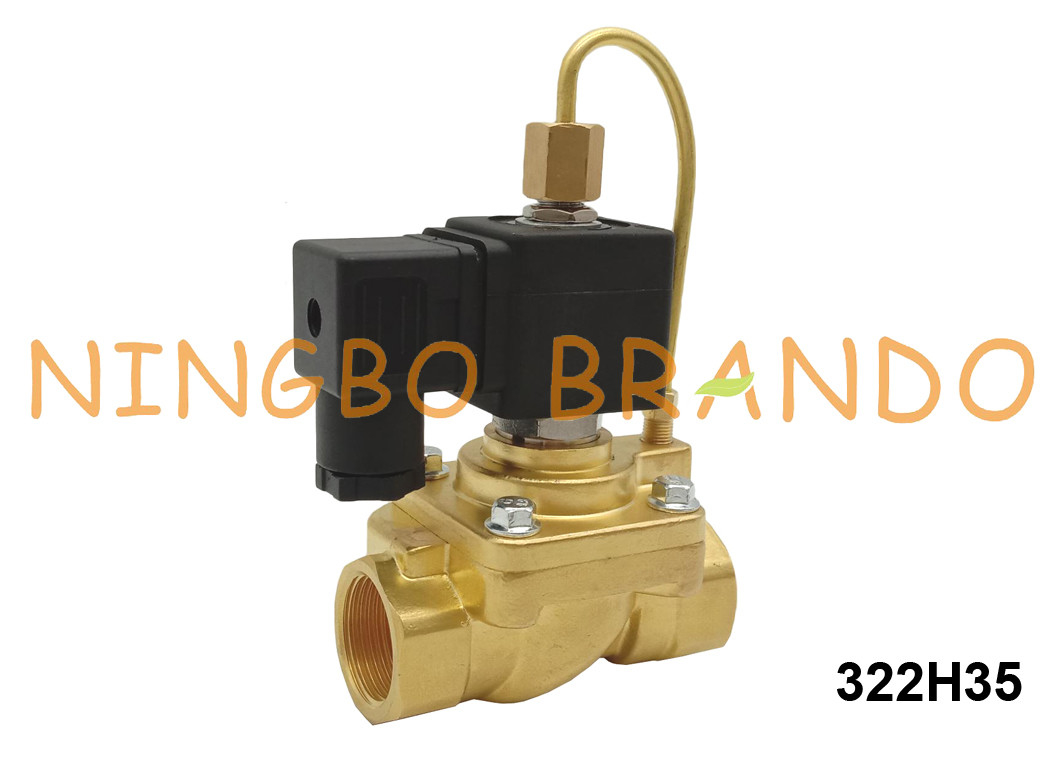 322H35 Open de Solenoïdeklep 24V 110V 220V van Parker Type High Pressure Normally