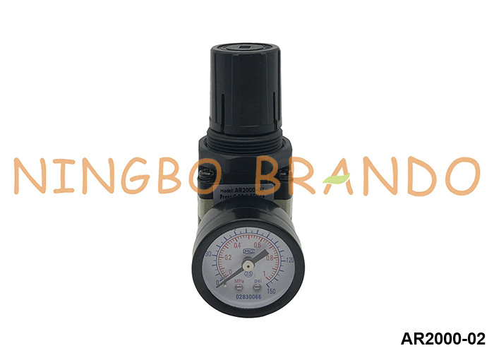 AR2000-02 SMC-type pneumatische luchtdrukregelaar met een breedte van 1/4'' 10 bar