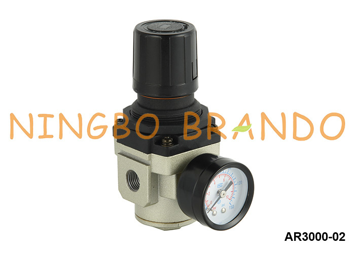 AR3000-02 SMC-type pneumatische luchtdrukregelaar met een breedte van 1/4'' 1 MPa