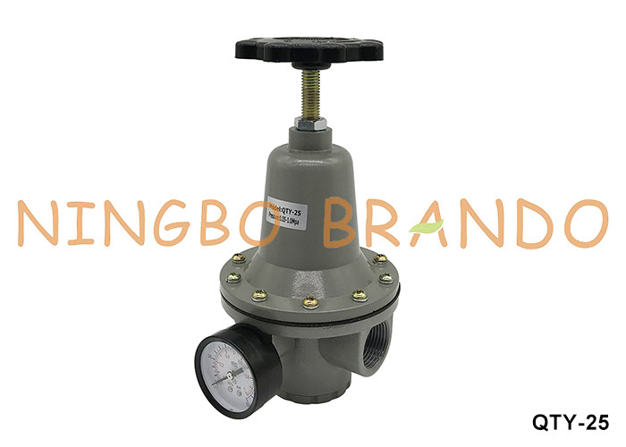 QTY-25 1'' 10 bar Pneumatische luchtregelaar drukverlagend klep met meter