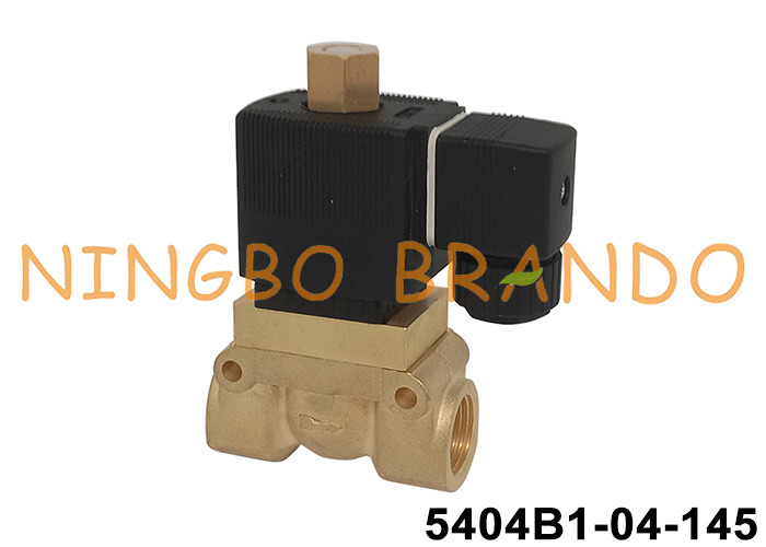 5404 2weg hoge druk normaal open koperen solenoïde klep 50 bar 24V 220V