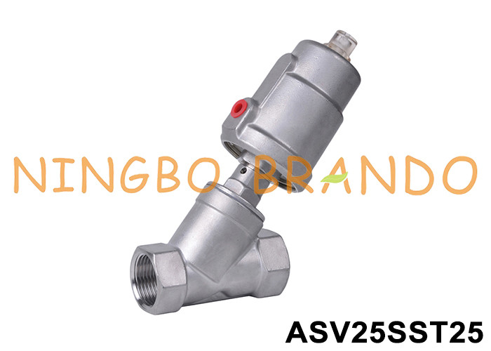 1 &quot;draad DN25 roestvrij staal Y-type hoek zitklep PN16