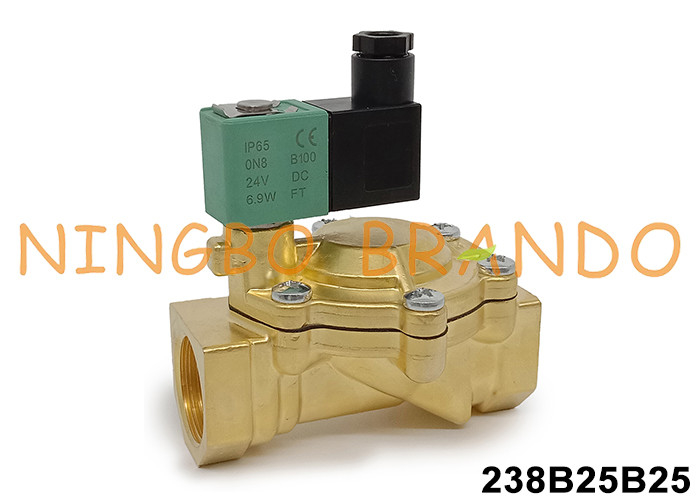 1' ASCO-type SCG238E005 Messing elektrisch klep 24VDC 110VAC 220VAC
