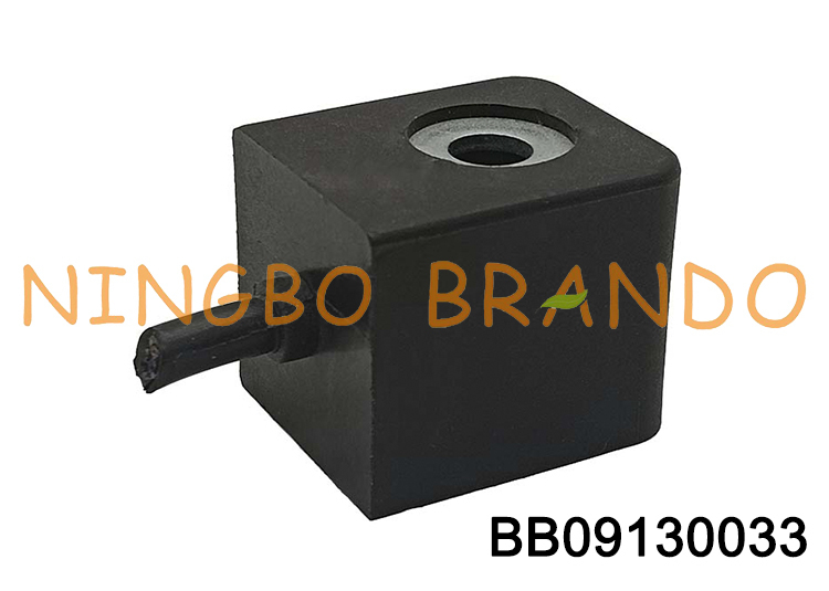 CNOMO-type pneumatische magnetoventil spoel met kabeldraad 9 mm gatdiameter 13VA 10W