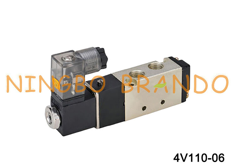Airtac Type 4V110-06 Pneumatische luchtklep met enkele solenoïde 4V100-serie