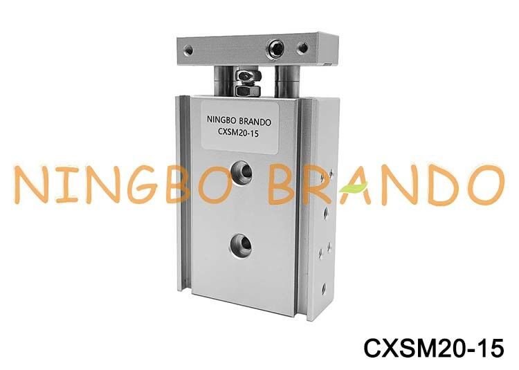 SMC Type CXSM20-15 cyl Gids Dual Rod Pneumatische Cilinder 20mm Boring 15mm Slag