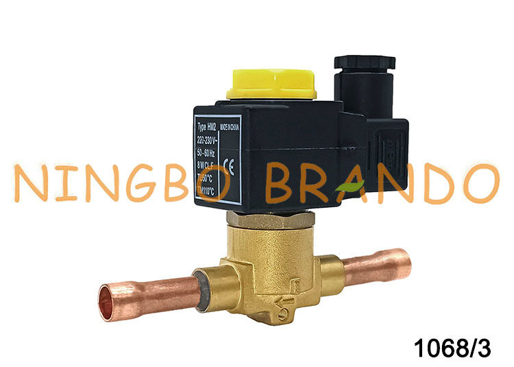Castel-type magnetoventil 3/8'' soldeer 1068/3A7