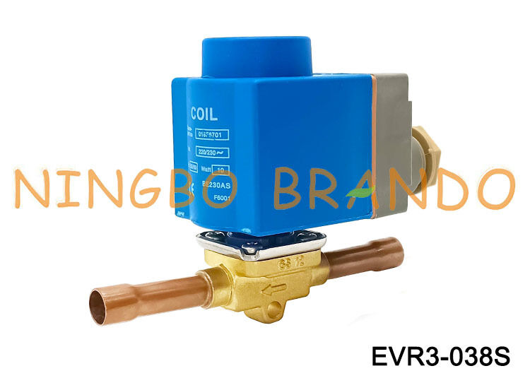 Magneetventiel Danfoss Type 032F1204 EVR 3 3/8 in Soldeer NC