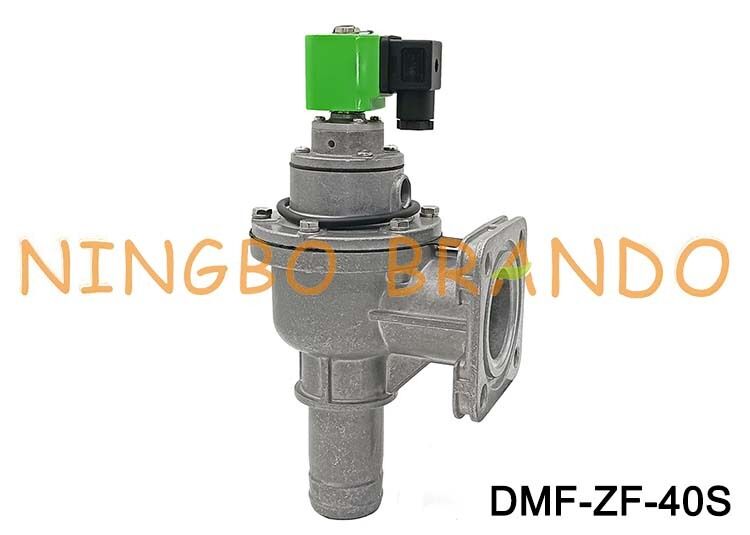 DMF-ZF-40S Membraanventiel 1,5 inch Elektromagnetische pulsklep met rechte hoek en flens