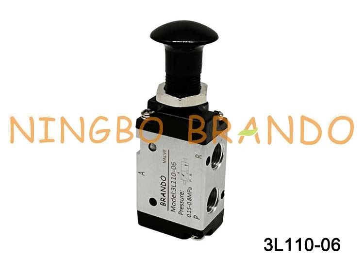 Airtac Type 3L110-06 3L Push-Pull Luchtregelklep 3/2 Weg