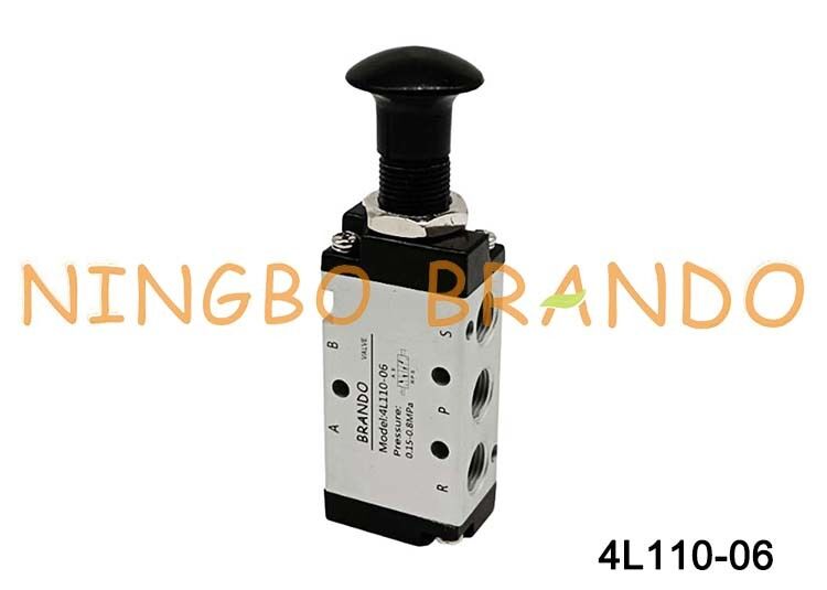 Airtac Type 4L110-06 4L Push-Pull Luchtregelklep 5/2 Weg
