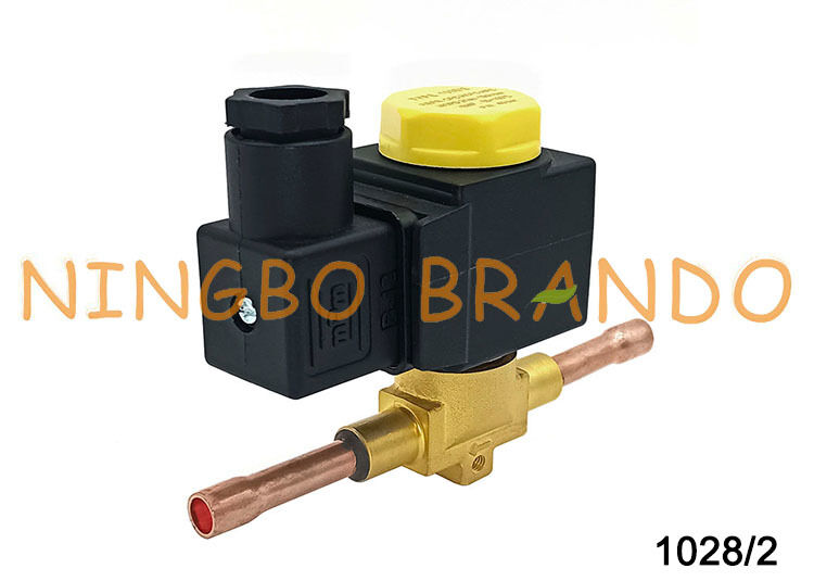 CASTEL Type 1028/2 Solenoid Valve 1/4 Inch for Refrigeration and HVAC systems