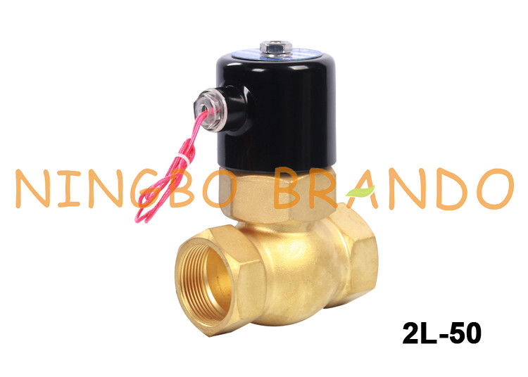 UNID Type V.S.-40 2L-40 1-1/2“ 2/2 de Solenoïdeklep AC110V AC220V DC24V van het Maniernc Servo Proef In werking gestelde Messing