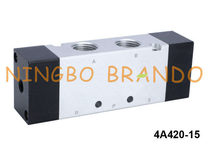 Type 5/2 van 4A420-15 Airtac Manier Dubbele Lucht Geloodste Pneumatische Klep