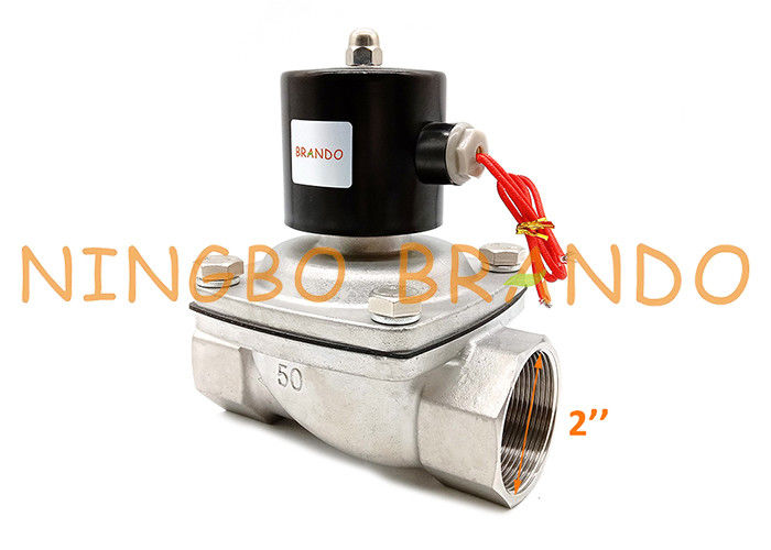 2S500-50 suw-50 2/2 de Solenoïdeklep van de Maniernc 2“ Datatransportbesturing SS304