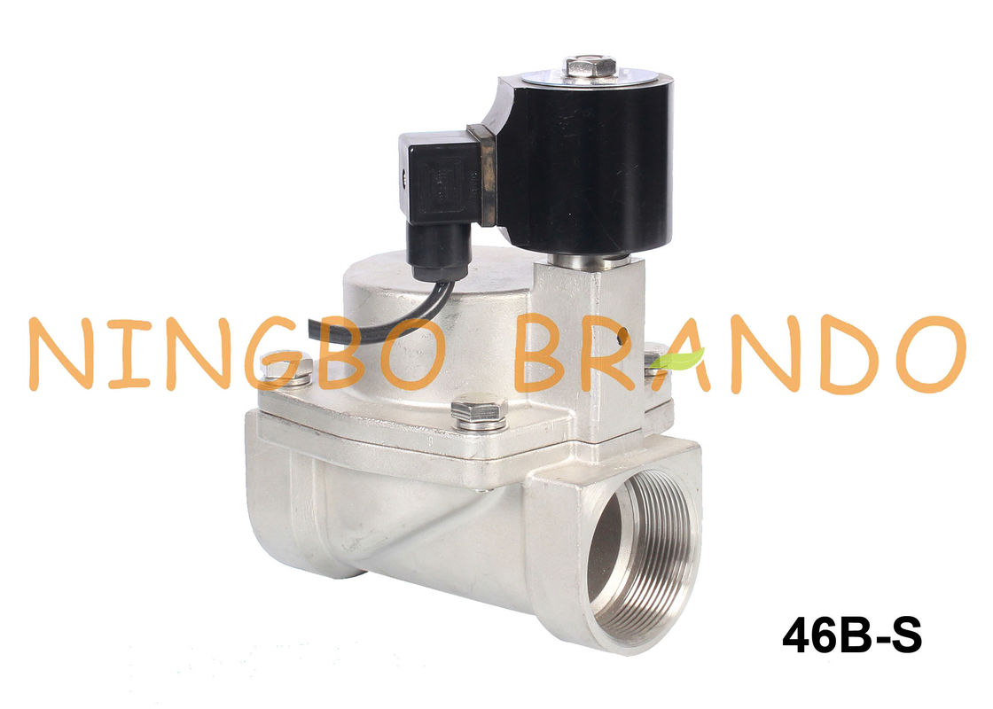 1 1/4“ 1 1/2“ 2“ Waterdichte Solenoïdeklep IP68 van het Fonteinroestvrije staal