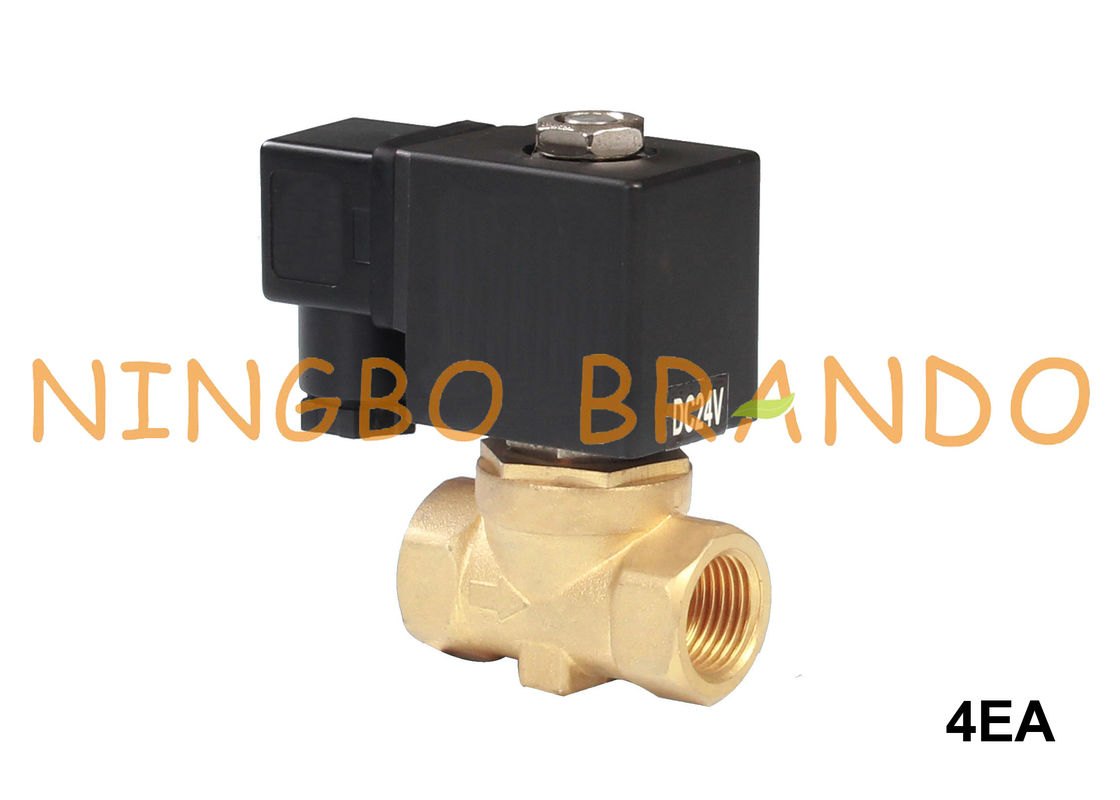 2/2 Klep 1/4 van Operated Brass Solenoid van het Manierdiafragma Proef“ 3/8“ 1/2“