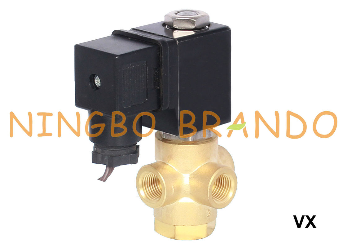 3 de de Solenoïdeklep van het maniermessing sloot normaal 1/8“ 1/4“ 12V 24V 110V 220V