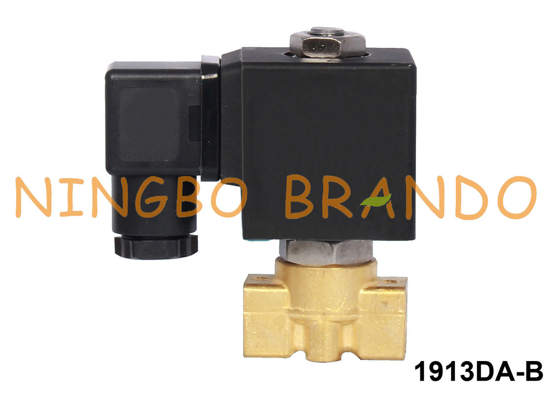Klep van de het Water Elektrische Solenoïde van het 3/8 Duimmessing 2/2 normaal Dichte Manier